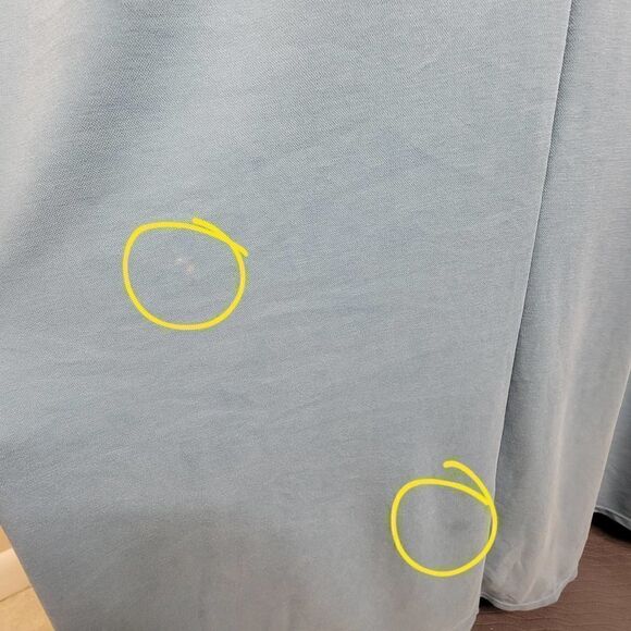 BCBGMaxazria Jaymee Elastic Waist Maxi Skirt Blue Breeze Size Medium - Picture 7 of 11